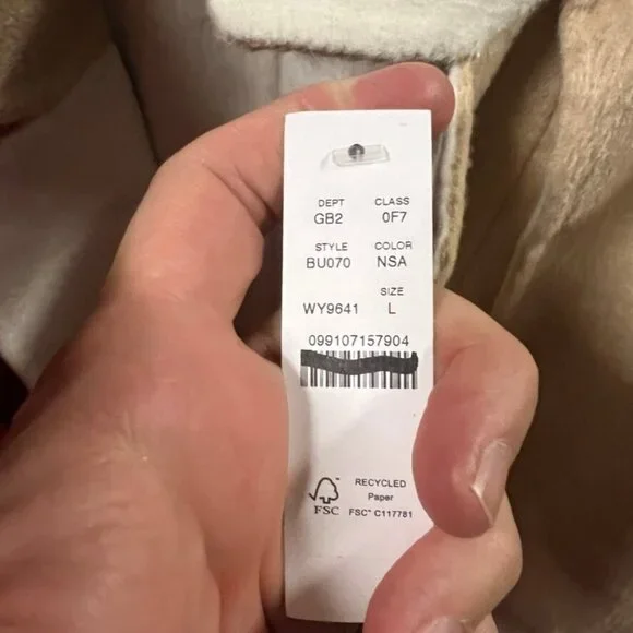 J.Crew $398 Harriet Trench Coat Natural Sand Size L BU070 - Picture 7 of 8